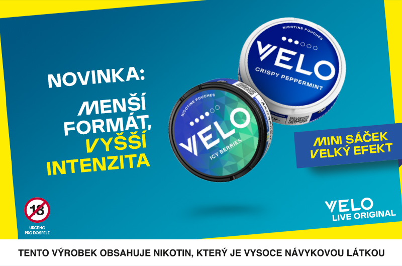 Nikotinové sáčky VELO v mnoha skvělých příchutích!
