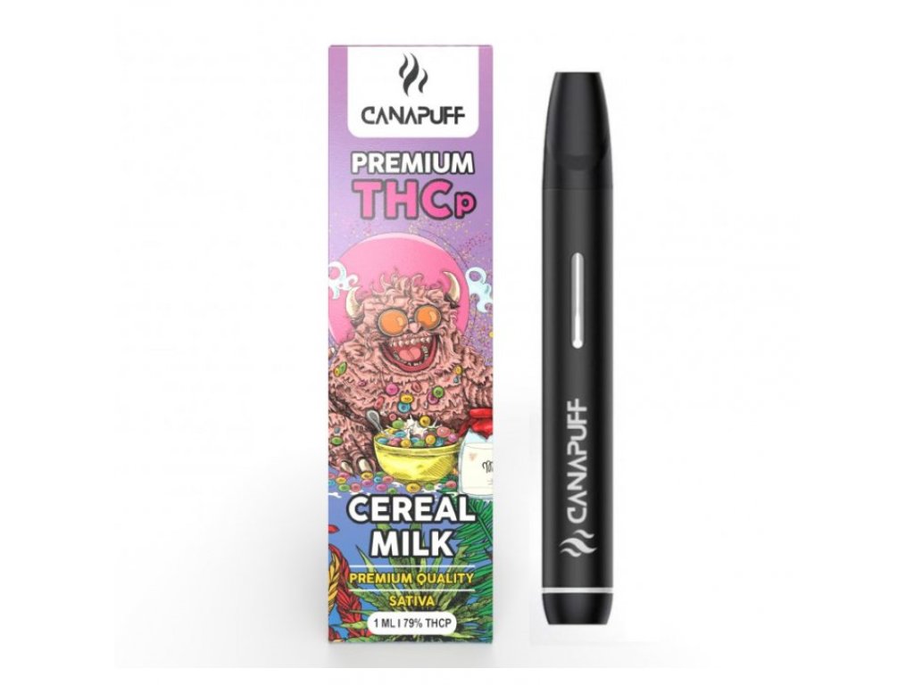 CanaPuff Cereal Milk 79 % THCp - Disposable vape pen, 1 ml