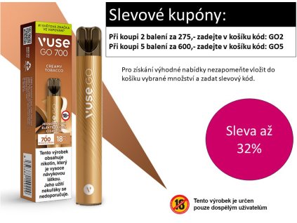 Vuse Go Creamy Tobacco 700