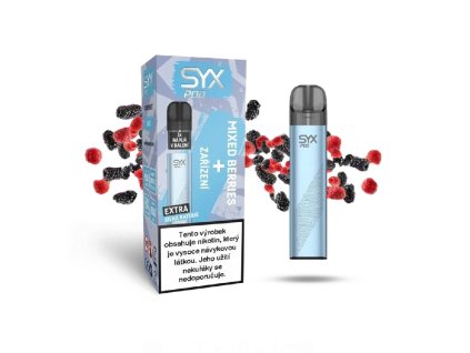 syx pod starter kit blue příchuť