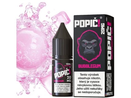 e liquid popic salt bubblegum osvezujici sladka zvykacka 20mg png