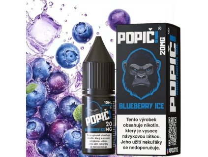 e liquid popic blueberry ice 10ml 20mg