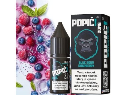 e liquid popic blue sour raspberry 10ml 20mg