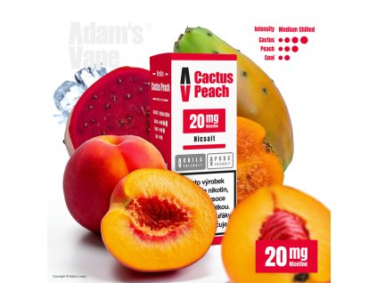 Adams Vape Cactus Peach 20mg